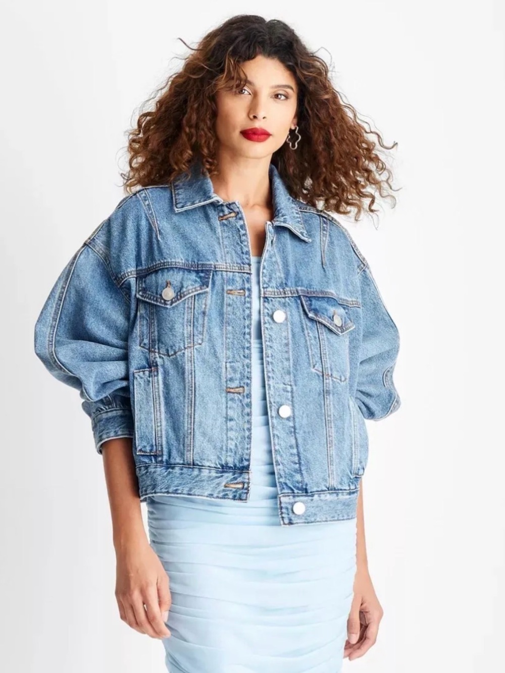 Future Collective Barrel Sleeve Denim Jacket